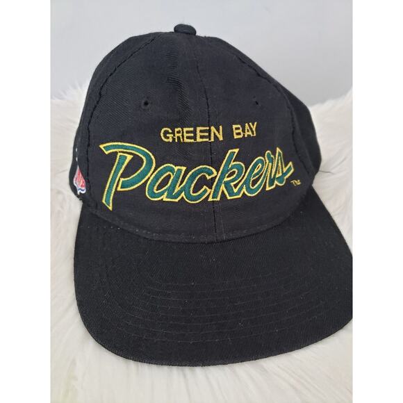 Vintage Green Bay Packers Sports Specialties Script Snapback Football Hat - Picture 11 of 11
